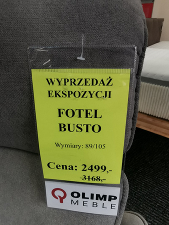 Fotel wypoczynkowy jednoosobowy Busto Sweet Sit Outlet