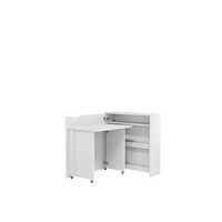 Biurko białe składane lewe Work Concept