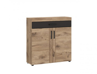 Komoda otwierana do przedpokoju niska Grano