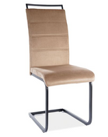 Krzesło tapicerowane do jadalni beżowe