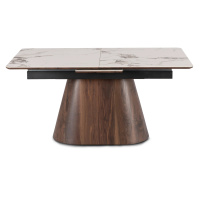 Stół rozkładany prostokątny ceramiczny do jadalni 160-200 cm Lizbona