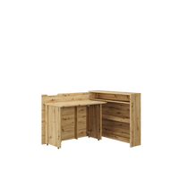 Biurko rozkładane lewe Work Concept dąb artisan